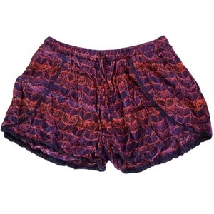 Mossimo High Waisted Patterned Shorts NWOT Size Small